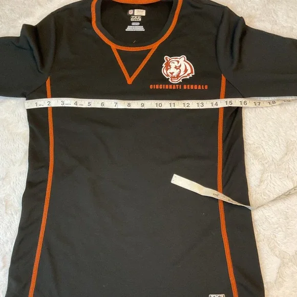 Cincinnati Bengals Womens Black Orange TX3 Cool Long Sleeve Shirt Size S P - Picture 6 of 6